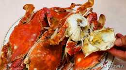蒸螃蟹，牢記這幾個竅門，不流黃不掉腿，肉質鮮嫩無腥味，特香